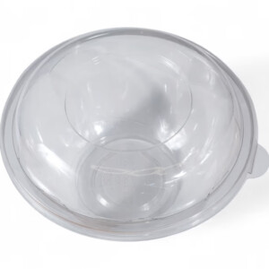 Yumru şəffaf salat qabı 1000 cc