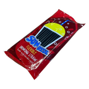 Plastik körüklü qara pipet